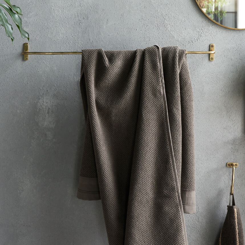 Brushed Brass Towel Rail