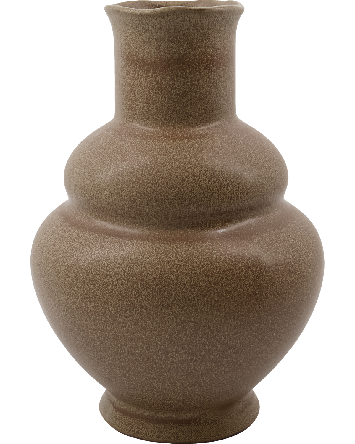 Camel Stoneware Vase