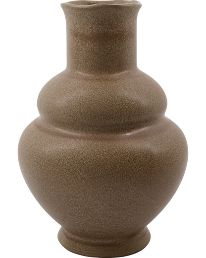 Camel Stoneware Vase