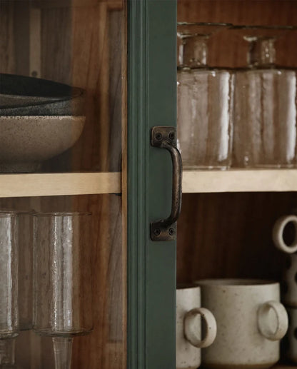 Vala Green Wall Cabinet