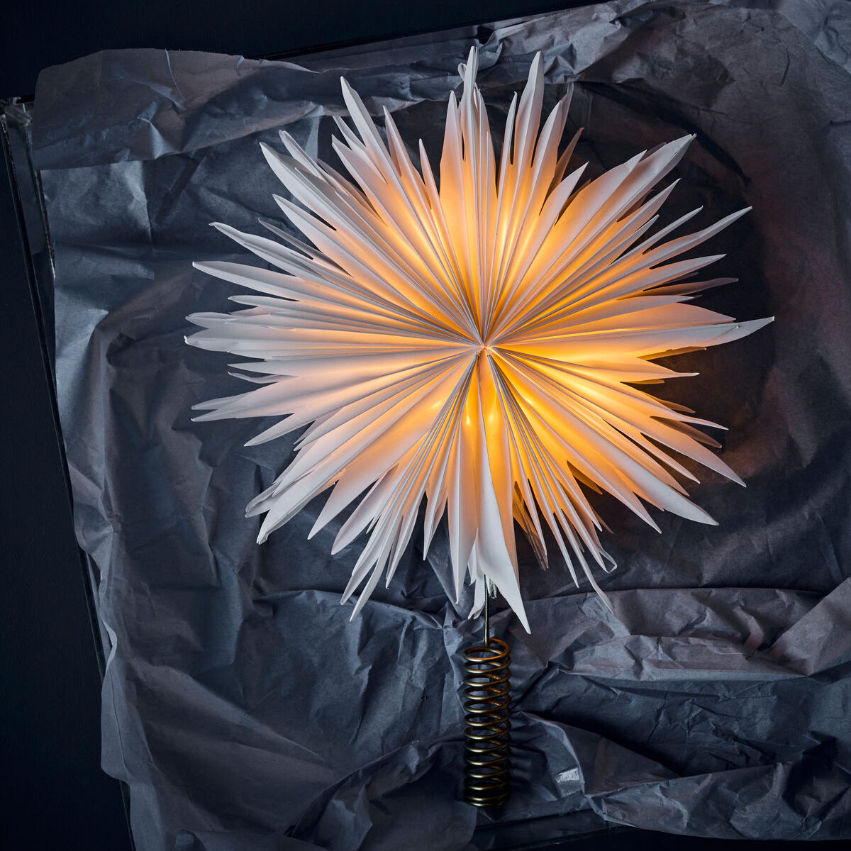 LED Lit Star Tree Topper