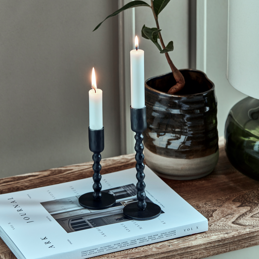 Mala Iron Candlestick - Design Vintage