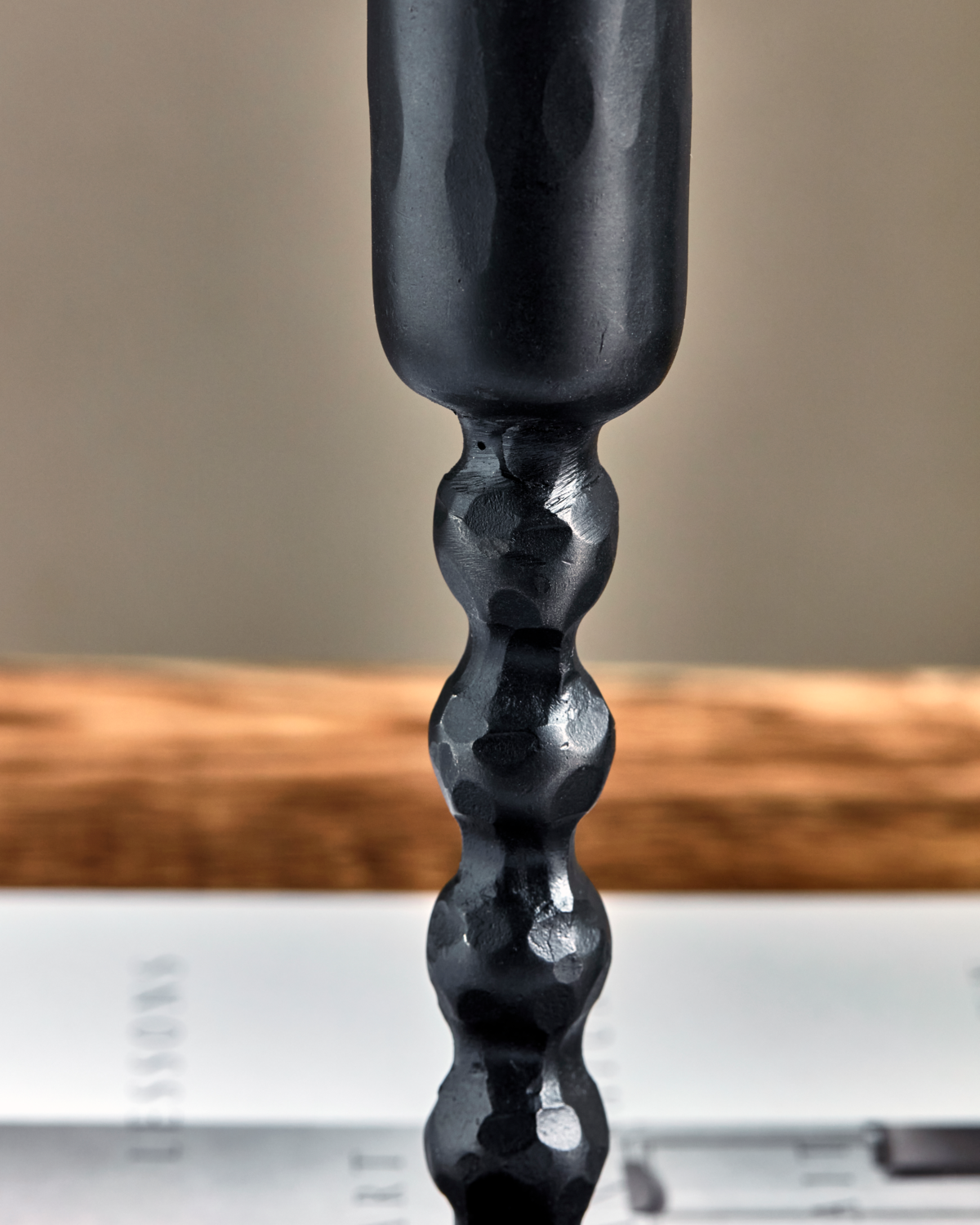 Mala Iron Candlestick