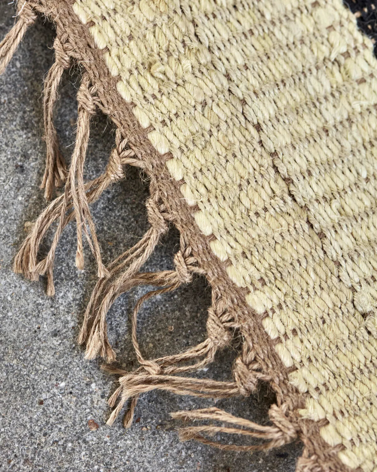 Striped Woven Rug - Design Vintage