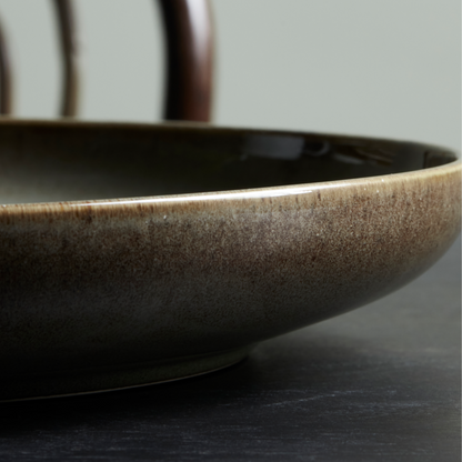 Handcrafted Olive Serving Dish - Design Vintage