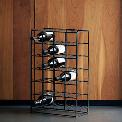 Black Iron Wine Rack