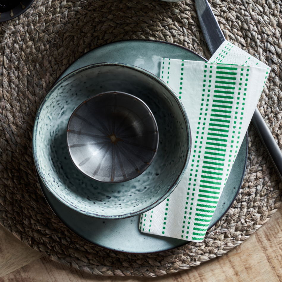 Green Dash Napkins