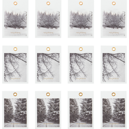 Set of Winter Gift Tags