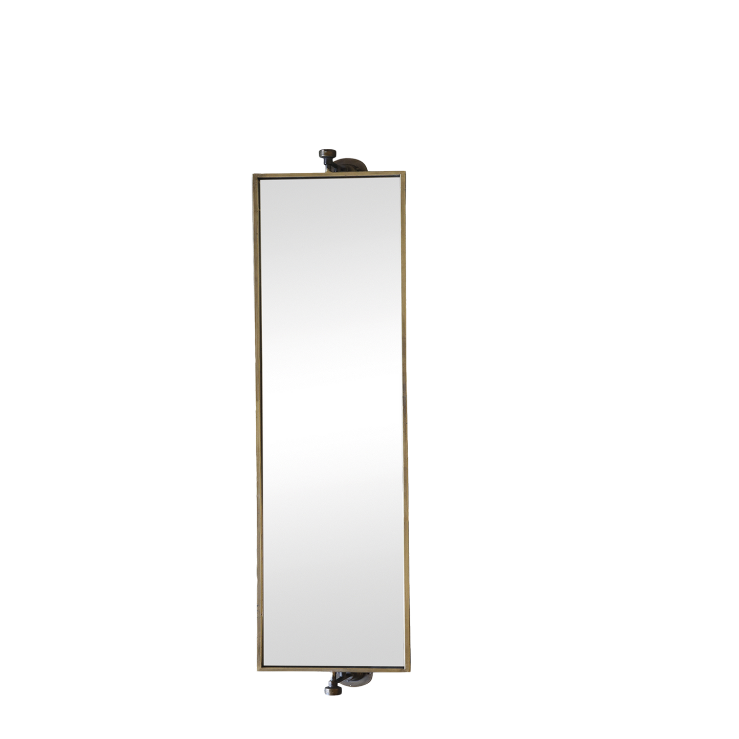 Antique Brass Swivel Mirrors - Design Vintage