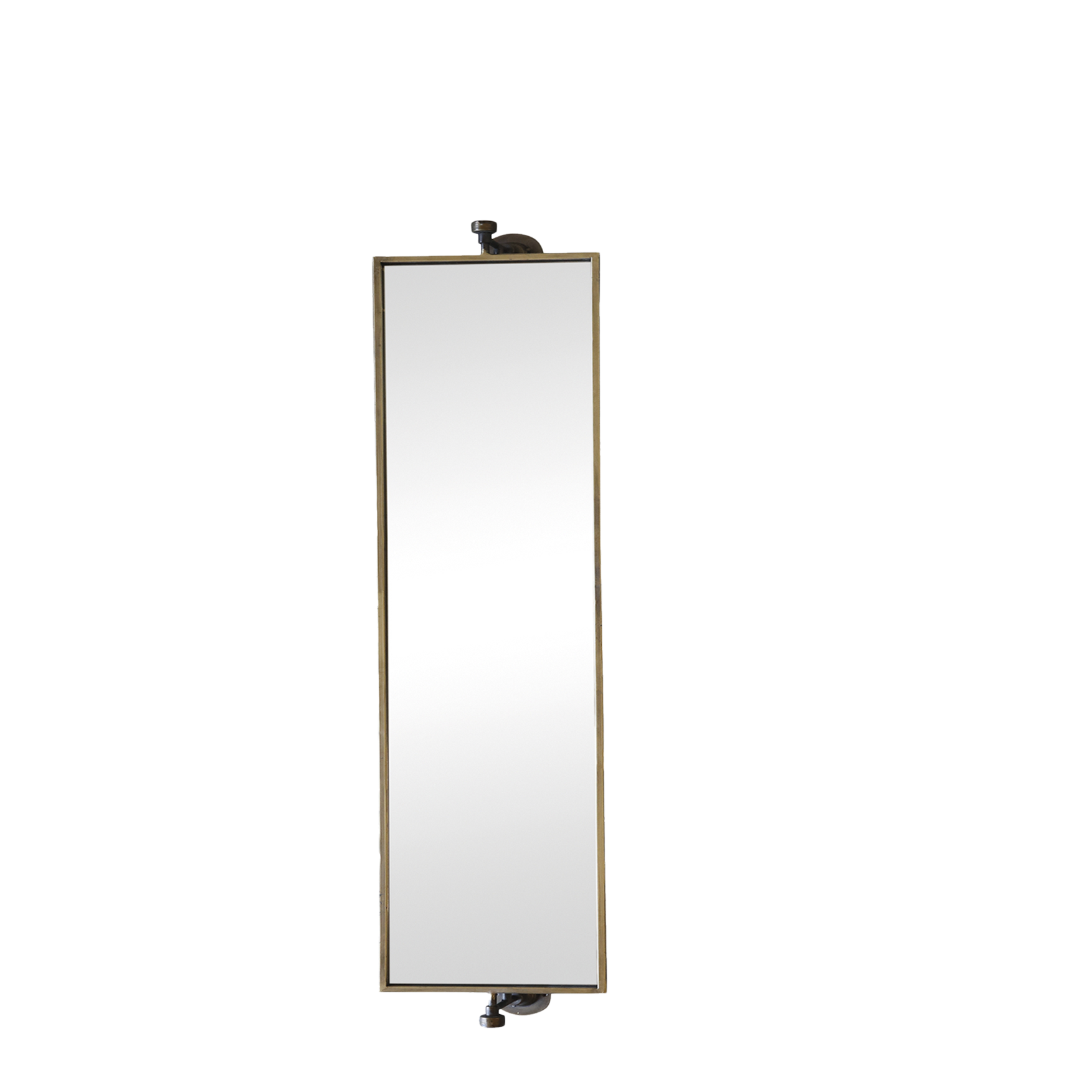 Antique Brass Swivel Mirrors - Design Vintage