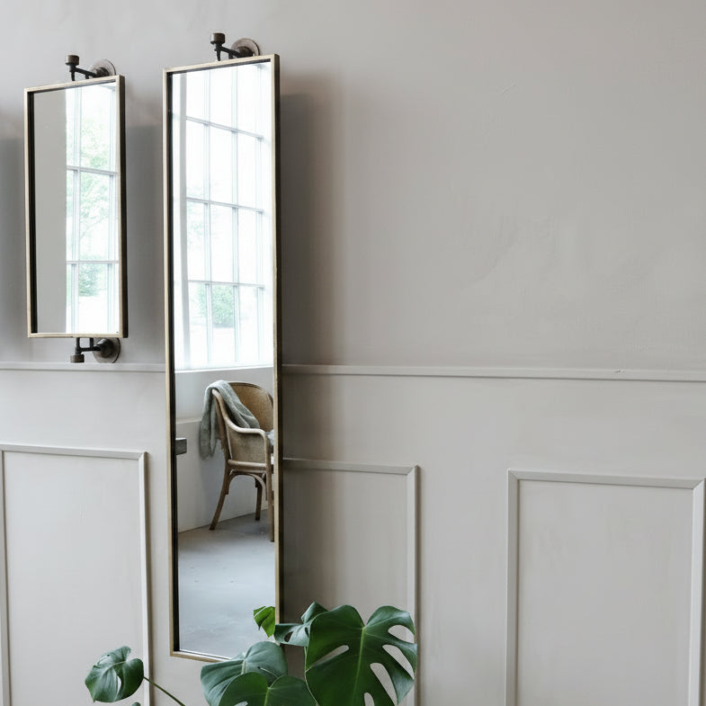 Antique Brass Swivel Mirrors
