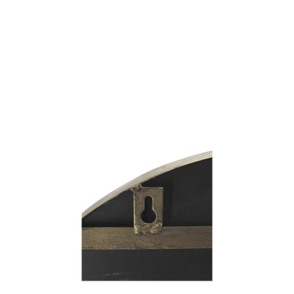 Antique Brass Tri-Fold Mirror