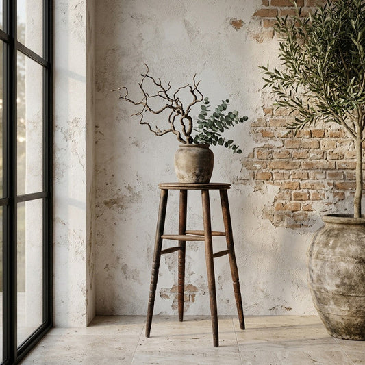 Vintage Teak Plant Stand