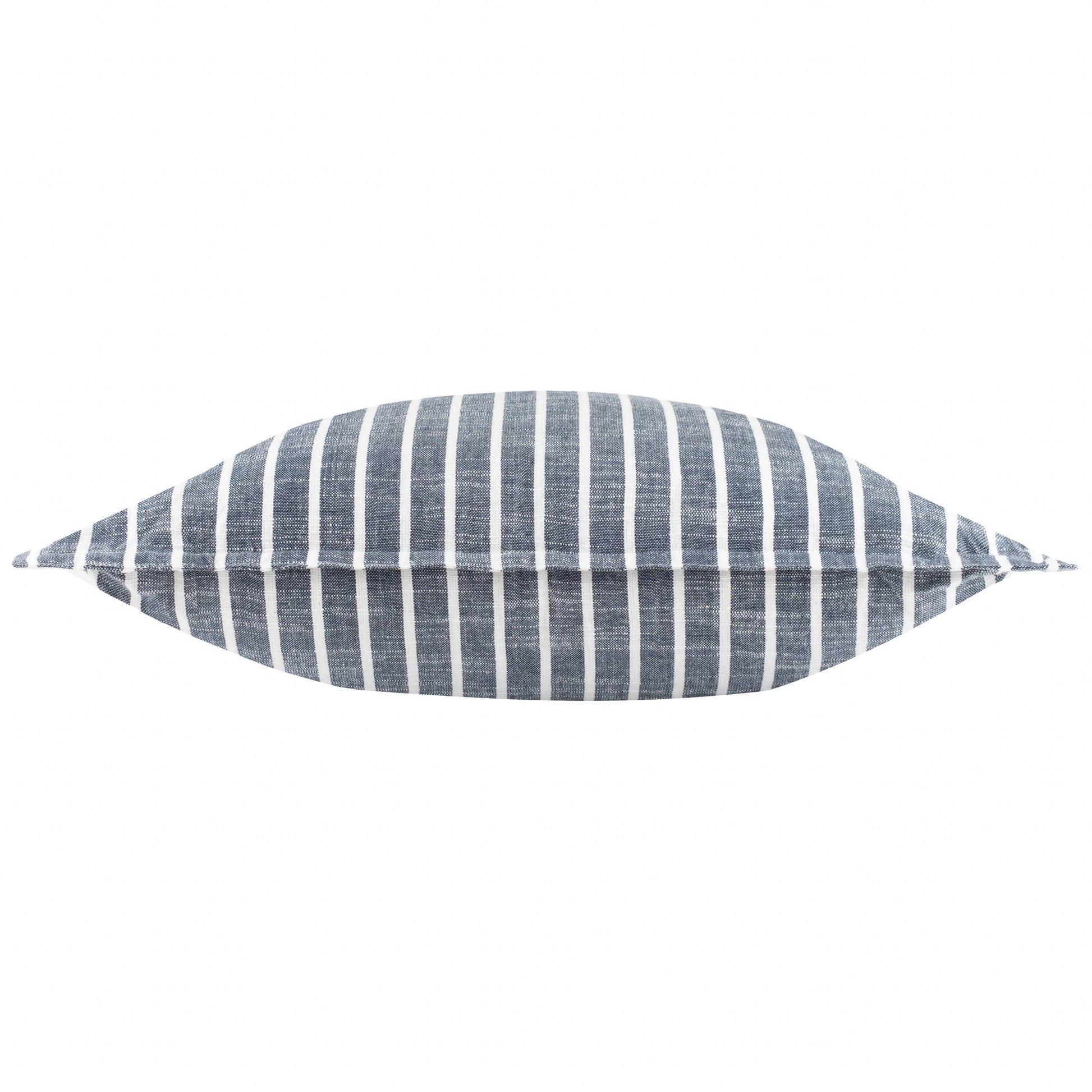 Fine Stripe Outdoor Cushion - Design Vintage