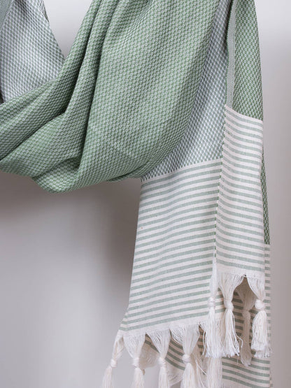 Amalfi Olive Hammam Towel - Design Vintage