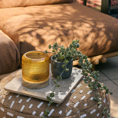 Honey Glass Portable Lamp