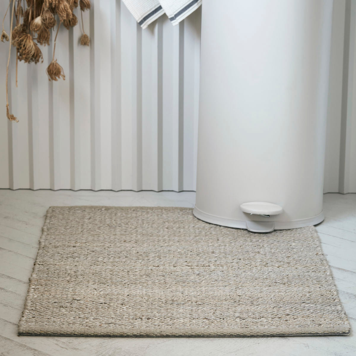 Hemp Mix Grey Rug - Design Vintage