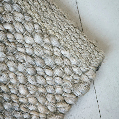 Hemp Mix Grey Rug - Design Vintage