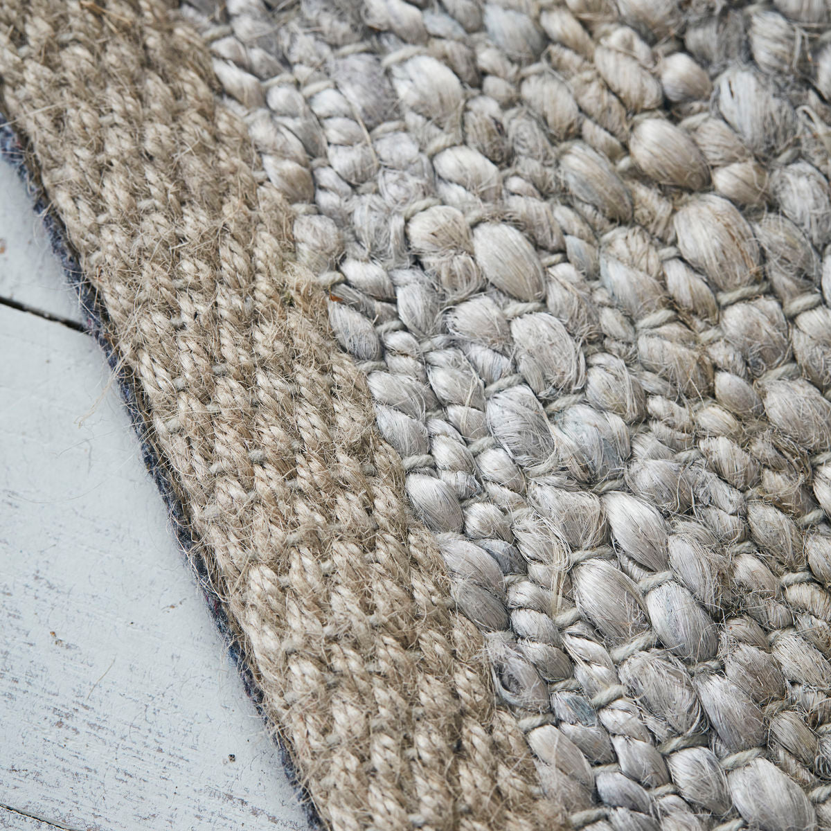 Hemp Mix Grey Rug - Design Vintage