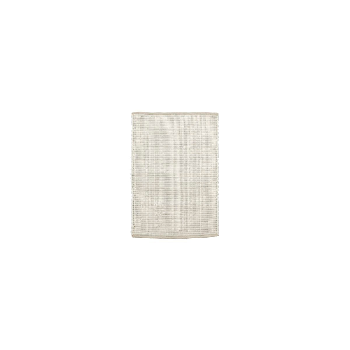 Woven White Rug - Design Vintage