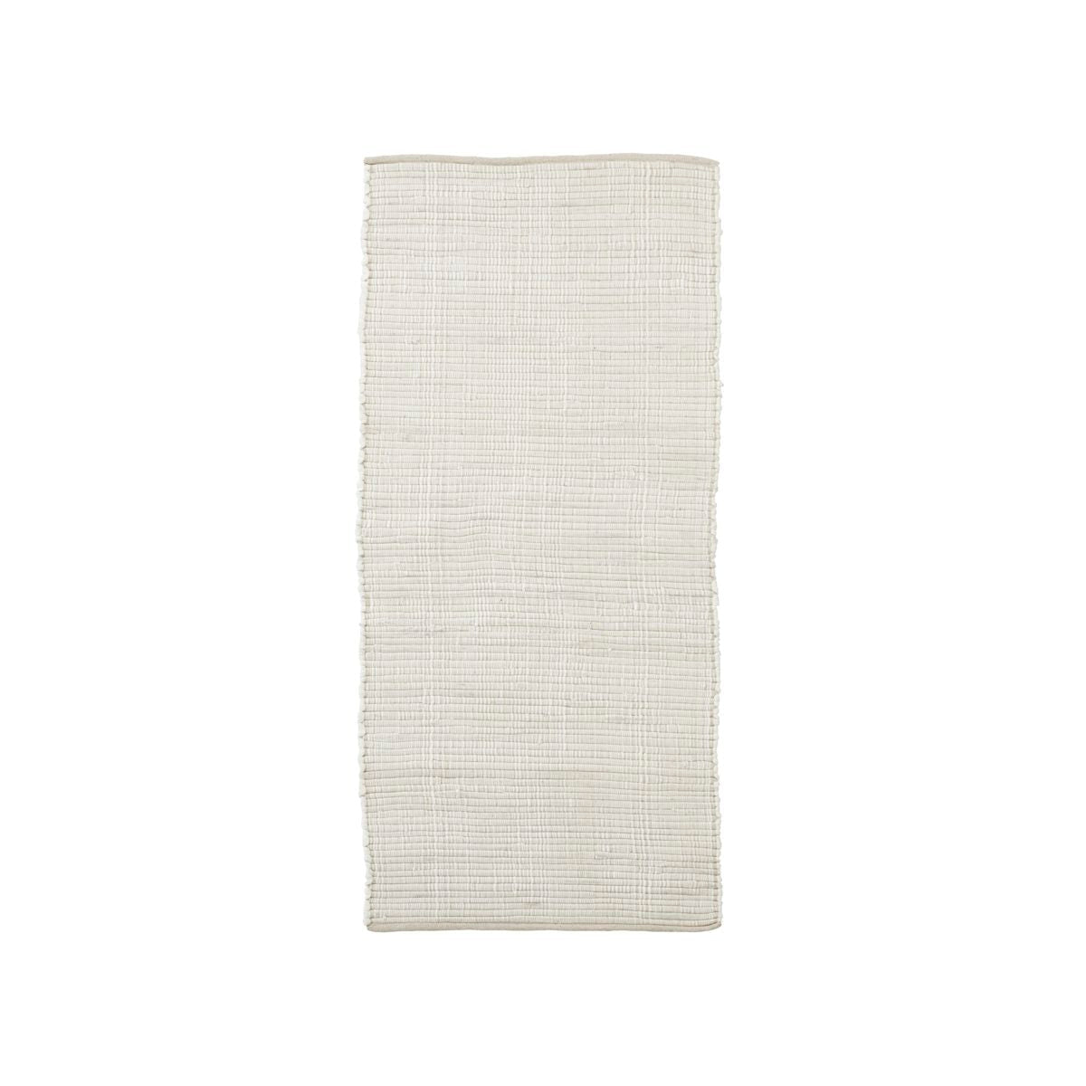 Woven White Rug - Design Vintage