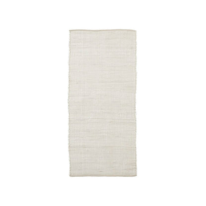 Woven White Rug - Design Vintage