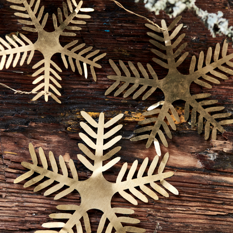 Set of Hanging Brass Stars