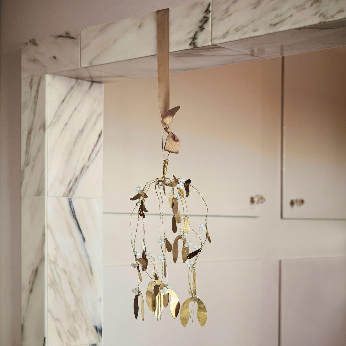 Handmade Brass Mistletoe
