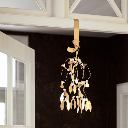 Handmade Brass Mistletoe - Design Vintage