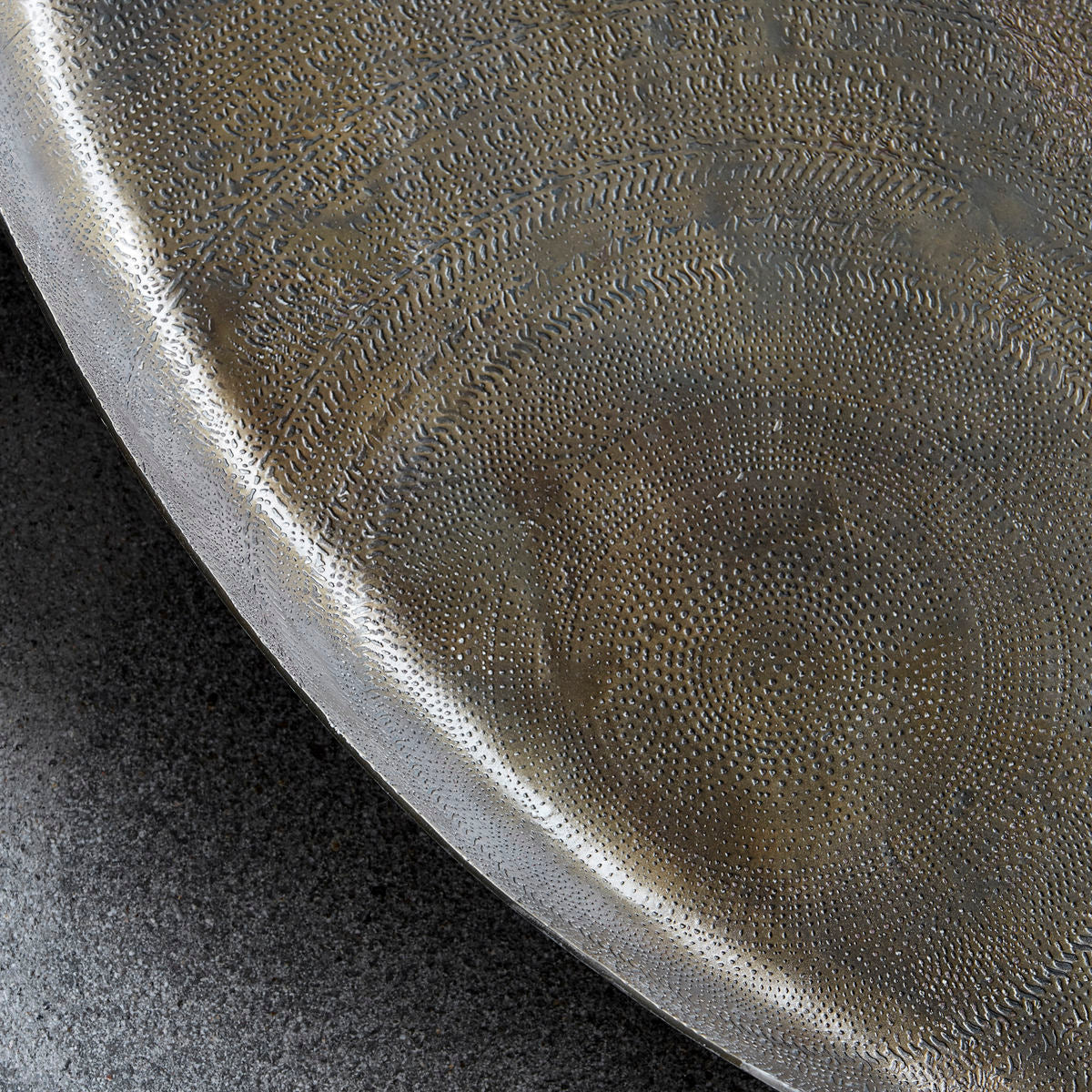 Antique Brass 80cm Tray - Design Vintage