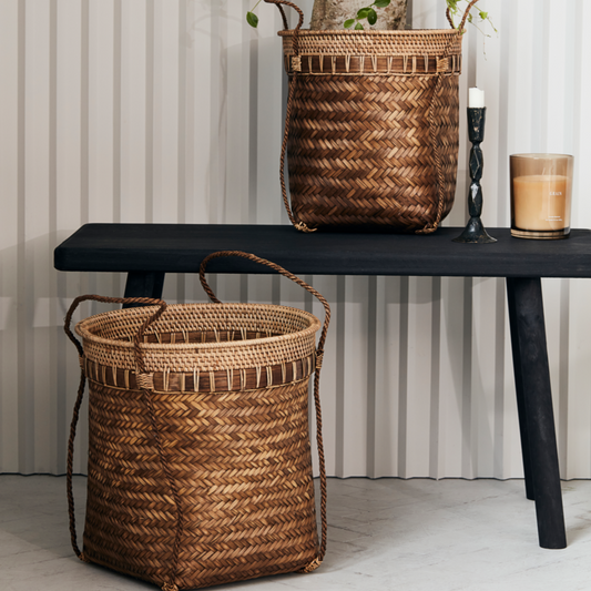 Woven Boha Baskets - Design Vintage