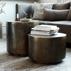 Rune Brass Coffee Table