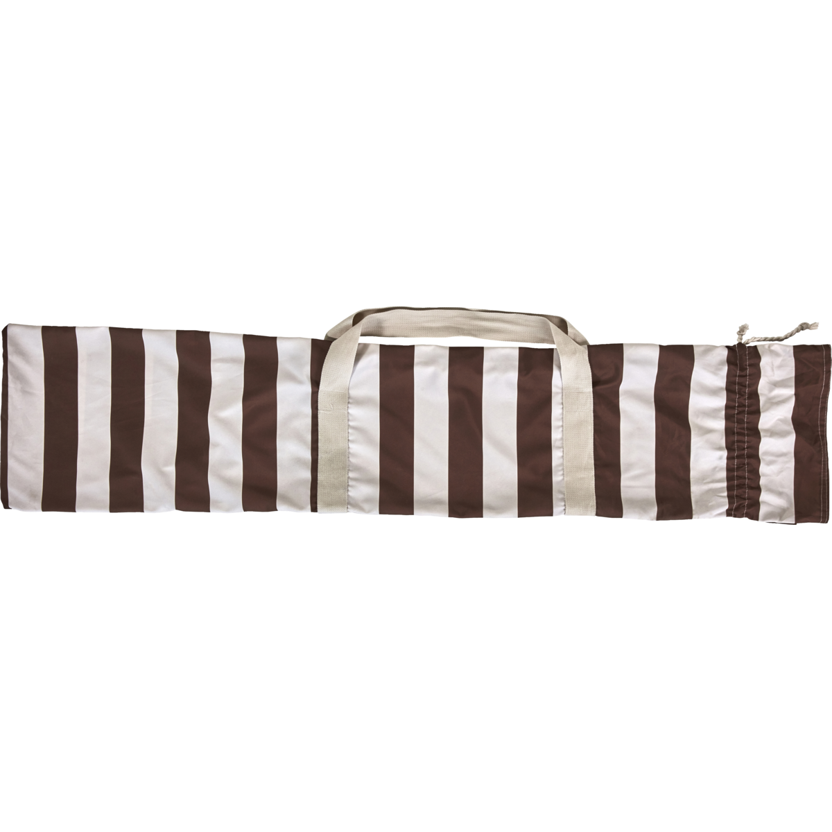 Mocha Stripe Garden Umbrella