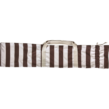 Mocha Stripe Garden Umbrella