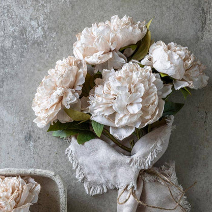 Evening Dew Peony Stem - Design Vintage