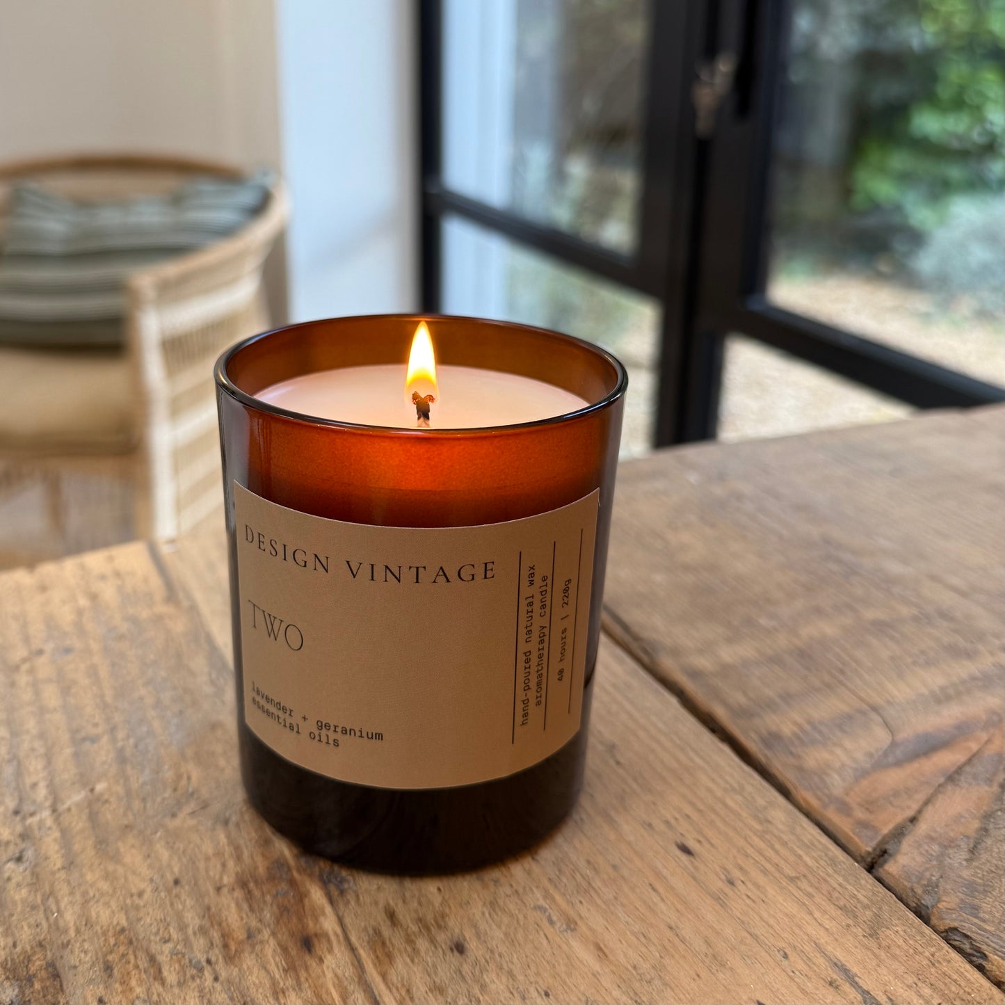 Essential Oil Amber Candles