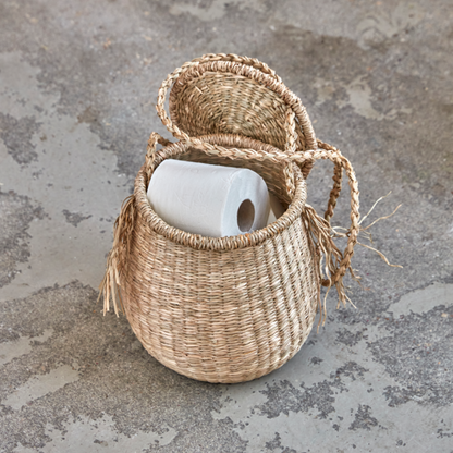 Lidded Hanging Basket - Design Vintage