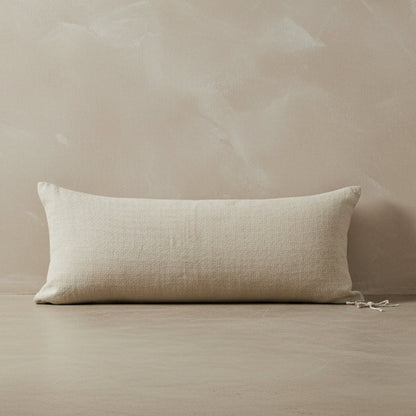 Vintage Plain Linen Bench Cushion