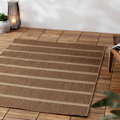 Dark Stripe In/Outdoor Rug - Design Vintage