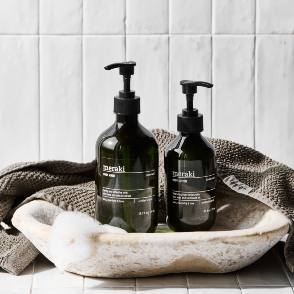 Meraki Cotton Haze Body Wash