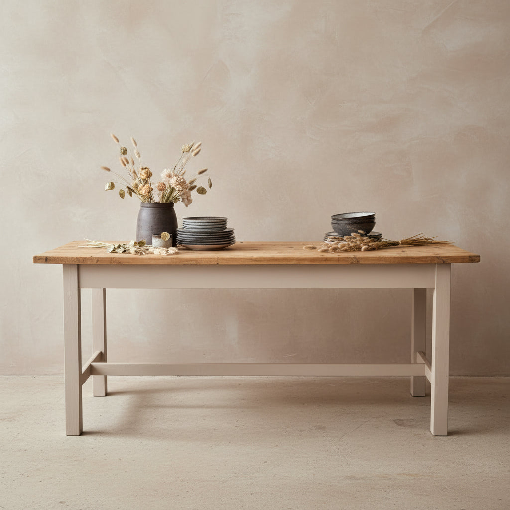 Reclaimed Plank Kitchen Table