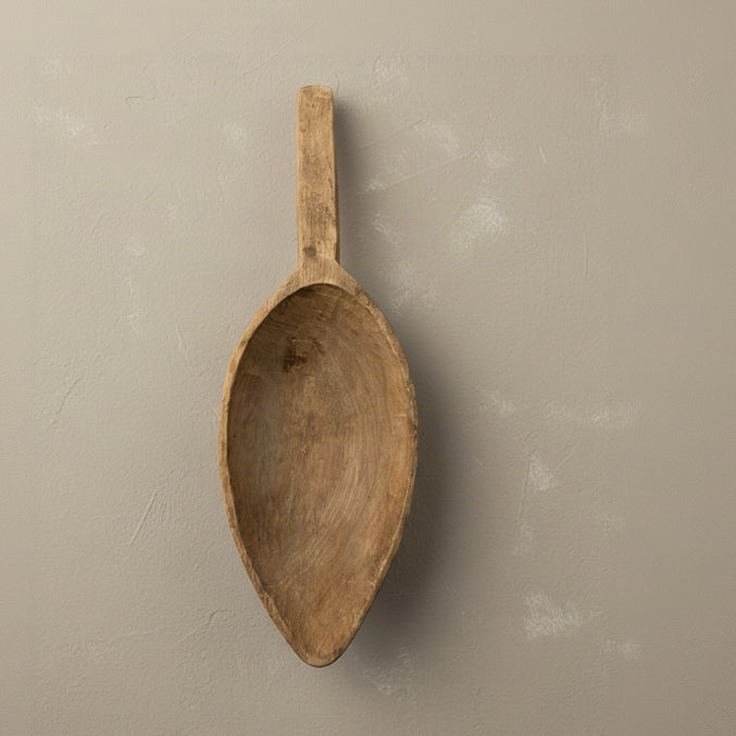 Vintage Wooden Flour Scoop