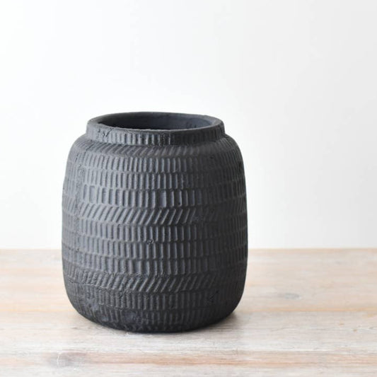Kamalo Black Vase - Design Vintage