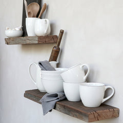 Reclaimed Wood Floating Shelf