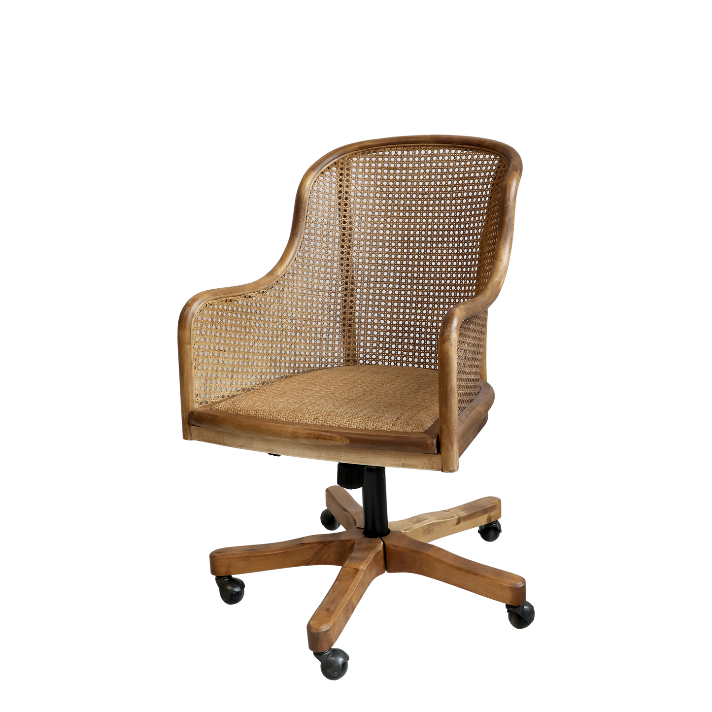 French Style Cane Office Chair
