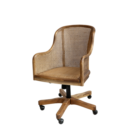 French Style Cane Office Chair