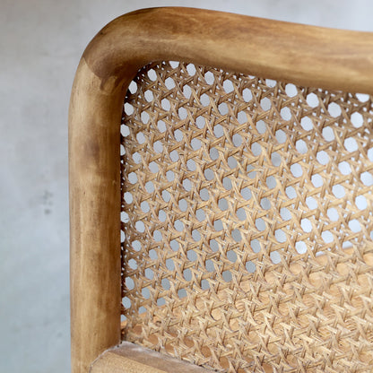 French Style Cane Office Chair