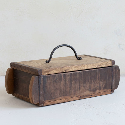 Vintage Lidded Brick Mould - Design Vintage
