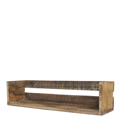 Reclaimed Wood Rustic Shelf