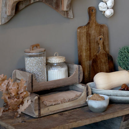 Recycled Wood Stacking Shelf - Design Vintage